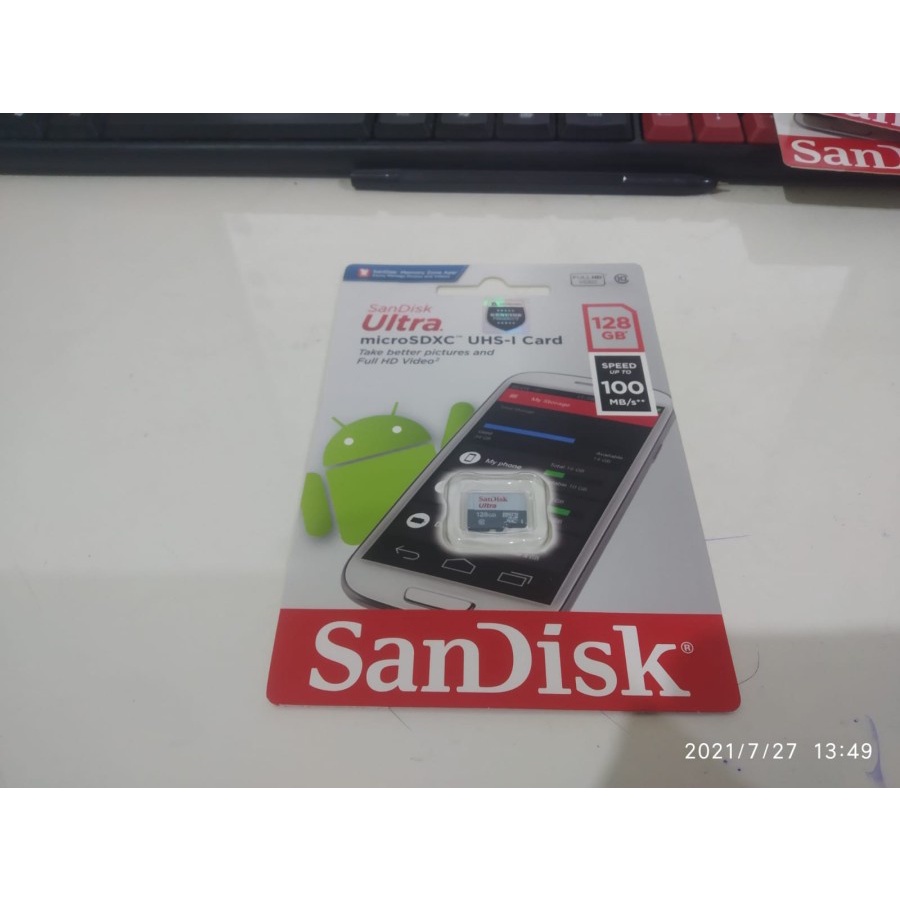 SANDISK ULTRA MICRO SD 100MB/S 32GB GARANSI RESMI