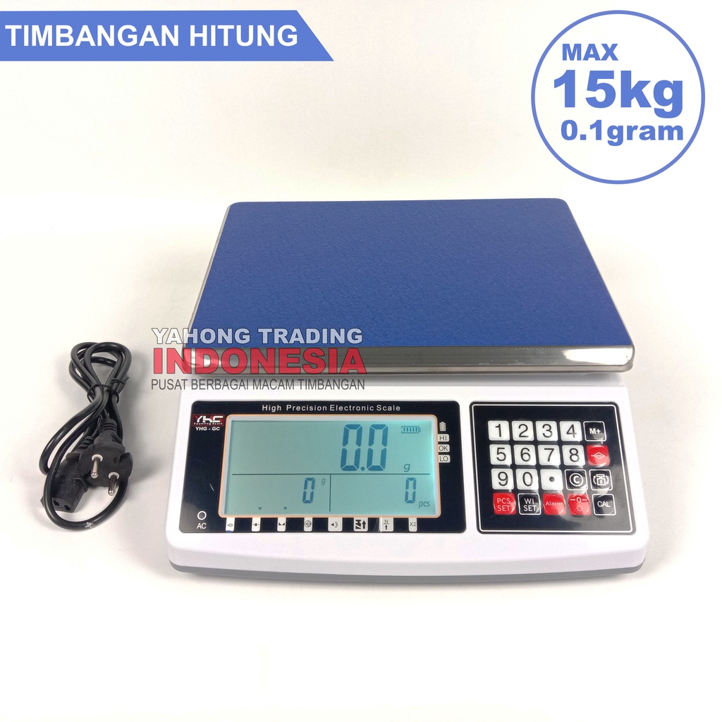 Timbangan Digital Counting Scale Timbangan Hitung YHG GC 15kg 0.1g