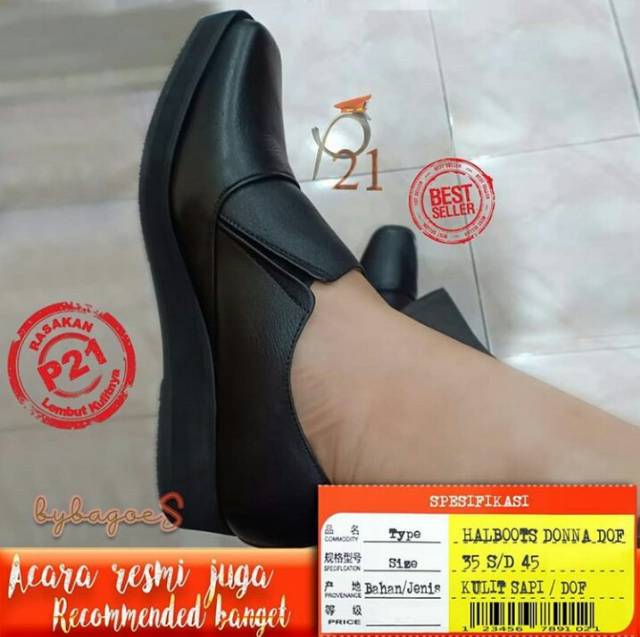 HALBOOTS FLAT DONNA DOFF / SEPATU WANITA / P21