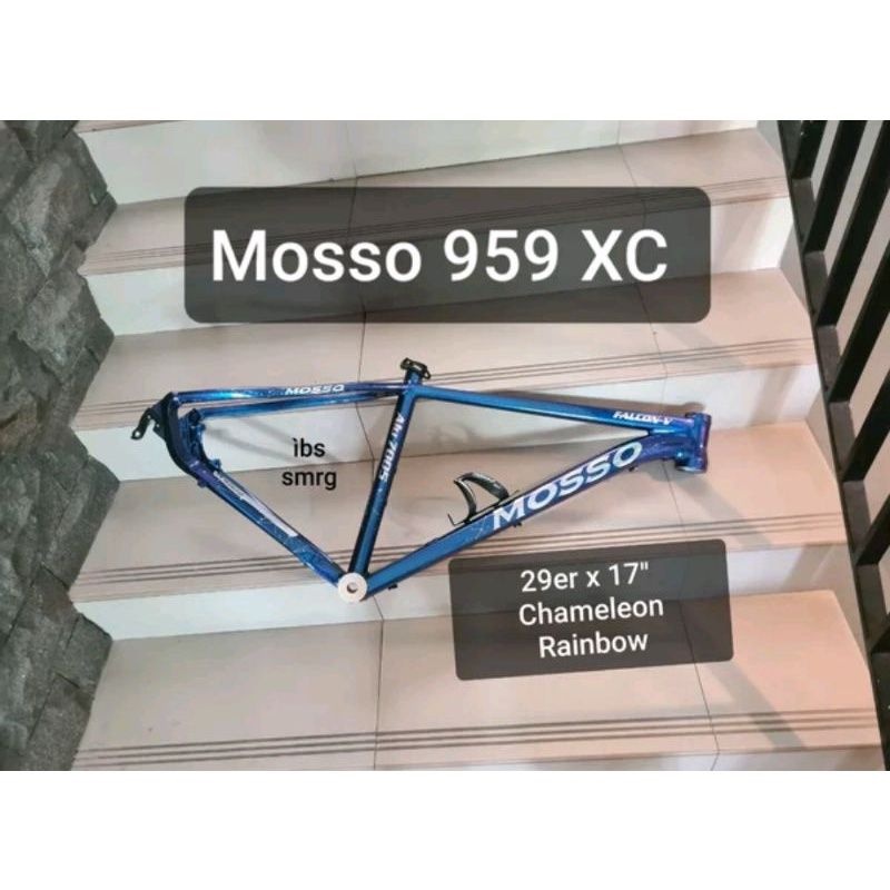 Frame Mosso Falcon V 959 XC 29er Warna Chameleon Free Headset . Rangka Sepeda Mtb 959xc 29 er falcon 5