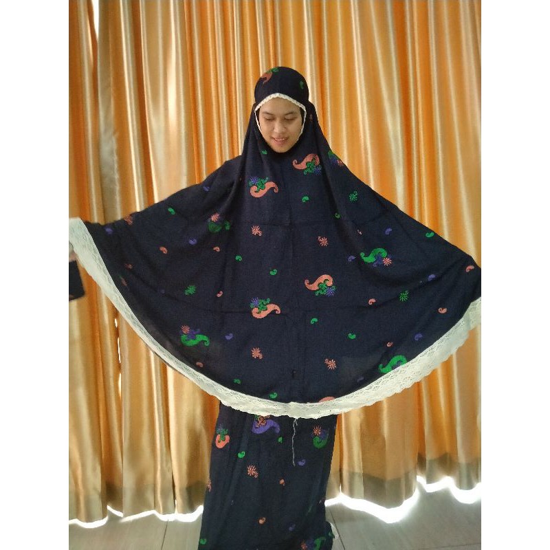 MUKENA RAYON 2 IN 1 dengan BORDIR Starla