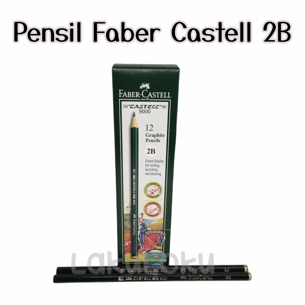 

(1 PCS) Pensil Faber Castell 2B ORIGINAL