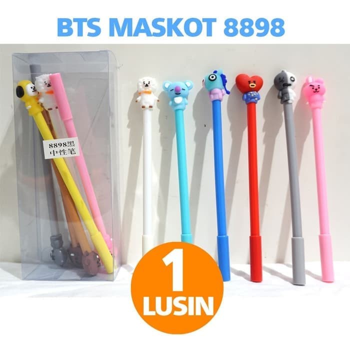 

Pulpen fancy KPOP MASKOT 8898 - 1 lusin