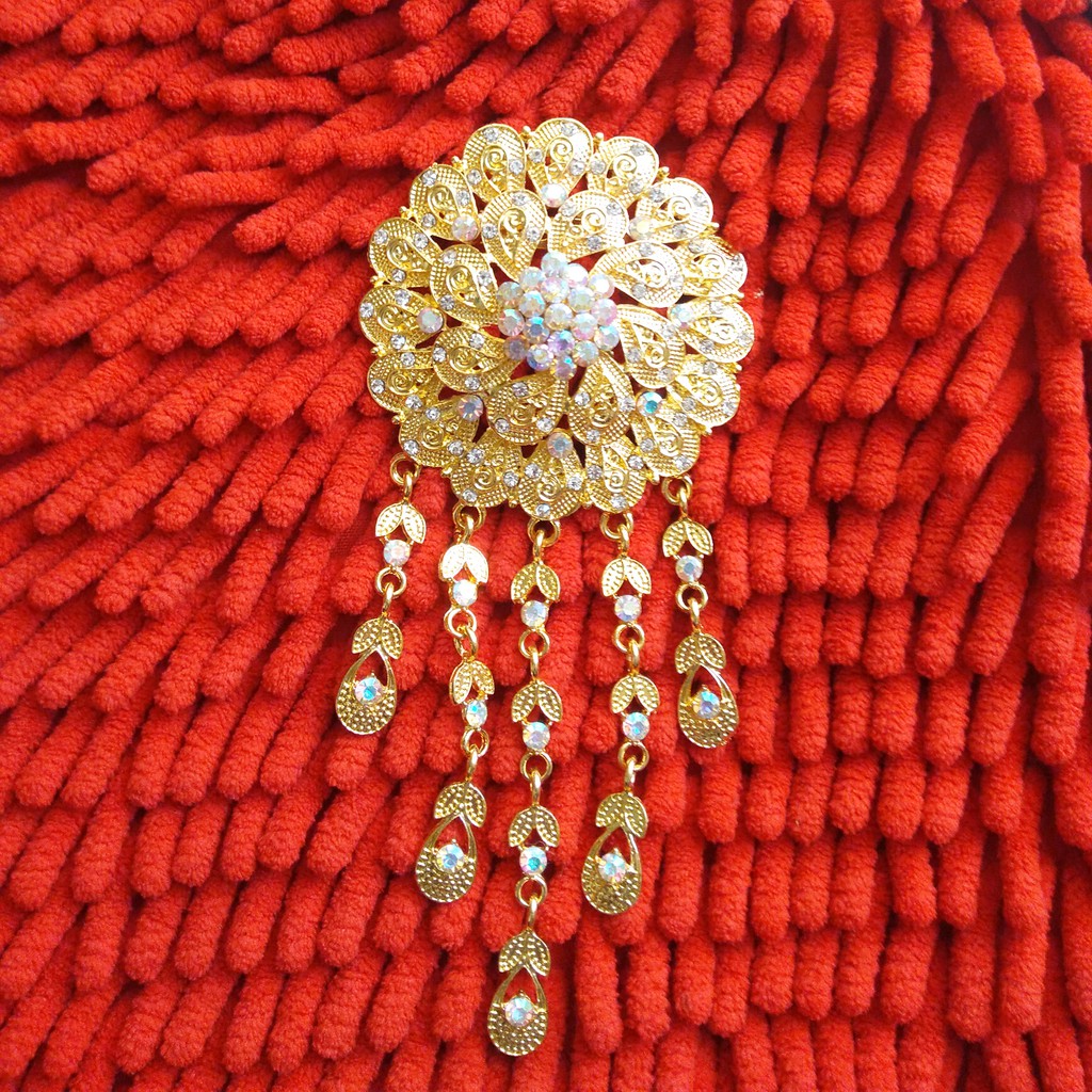 G3049 Bros Kebaya Kirani / Aksesoris kebaya wisuda modern / Grosir Aksesoris wedding wanita