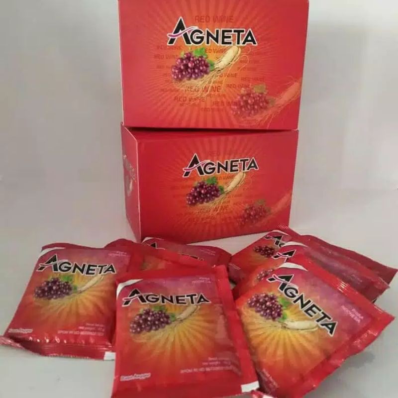 Agneta red Wine ORIGINAL TERMURAH 20 SCT