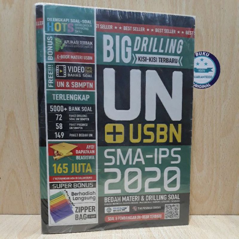 Buku BIG DRILLING Kisi kiai Terbaru UN +USBN SMA-IPS 2020