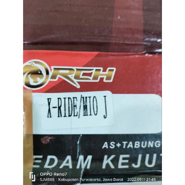 as shock depan + tabung X-ride / mio j