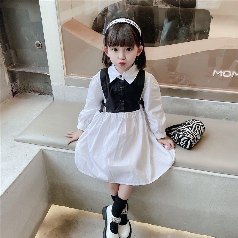 (LOLI-JKT)BD-130 DRESS ANAK CEWEK IMPORT BAHAN KATUN SIZE 90-140