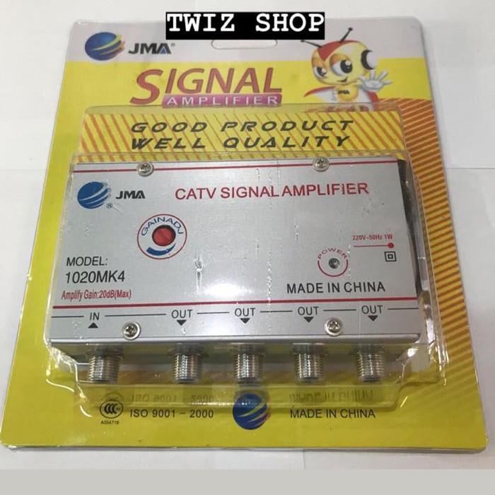 Signal Booster Antena Tv Catv Signal Amplifier 4 Way