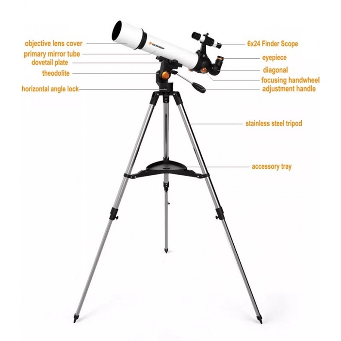 Teropong Bintang Telescope Luar Angkasa Astronomical 70 mm SCTW-70