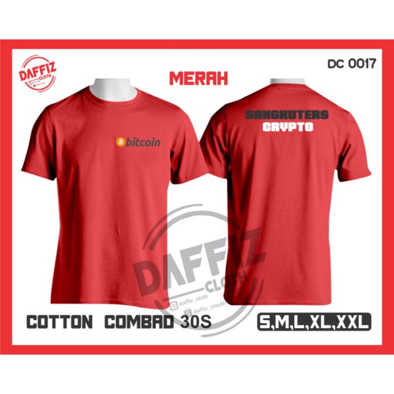 T-SHIRT BTC SANGKUTERS CRYPTO