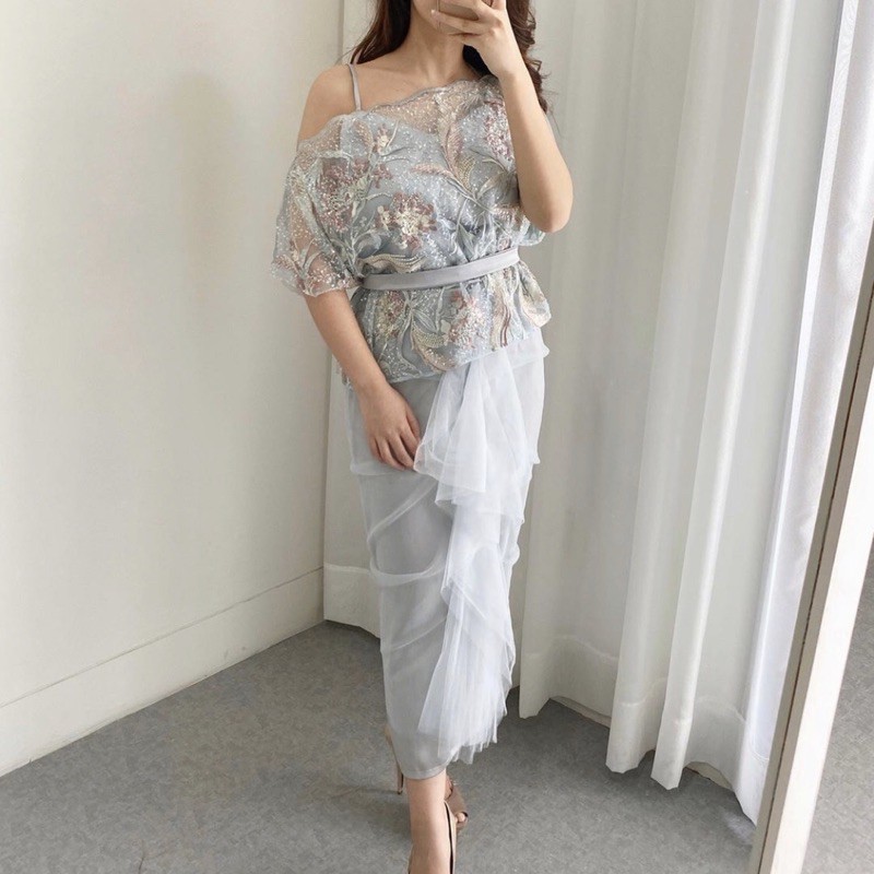 TOUCH UP Atelier - Aster top and skirt set (Size M)