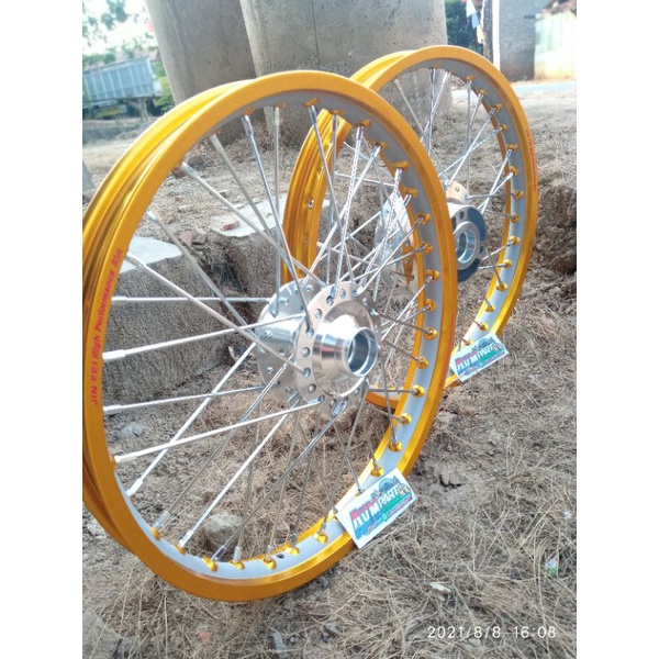 paket velg satria fu jinfei twotone pelek satria fu pelk veleg rim satria fu