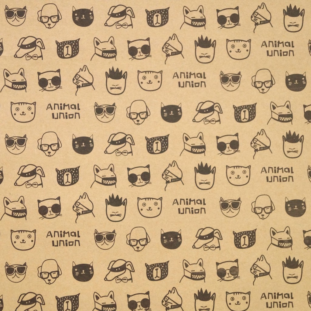 

Craft Wrapping Paper | Animal Union (Kertas Kado)