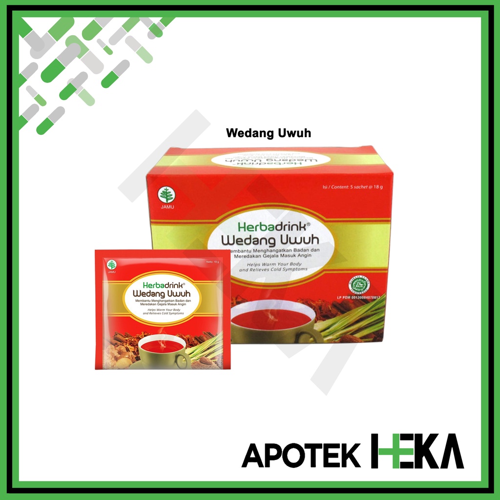 Herbadrink Jamu Instan 1 Kotak isi 5 Sachet - Minuman Penghangat Badan (SEMARANG)