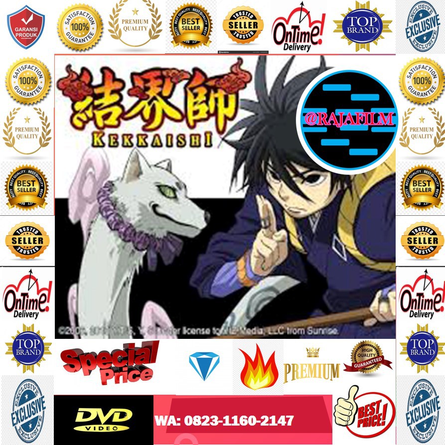 Kaset CD DVD Film Anime Kekkaishi