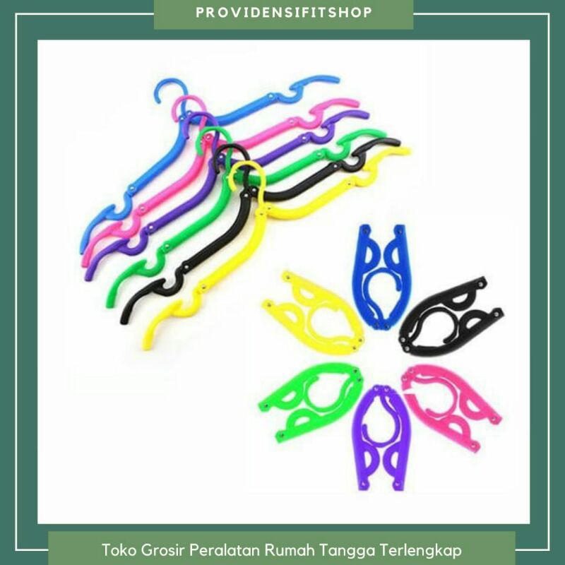 Hanger lipat portable Gantungan Jemuran Baju Travel Foldable