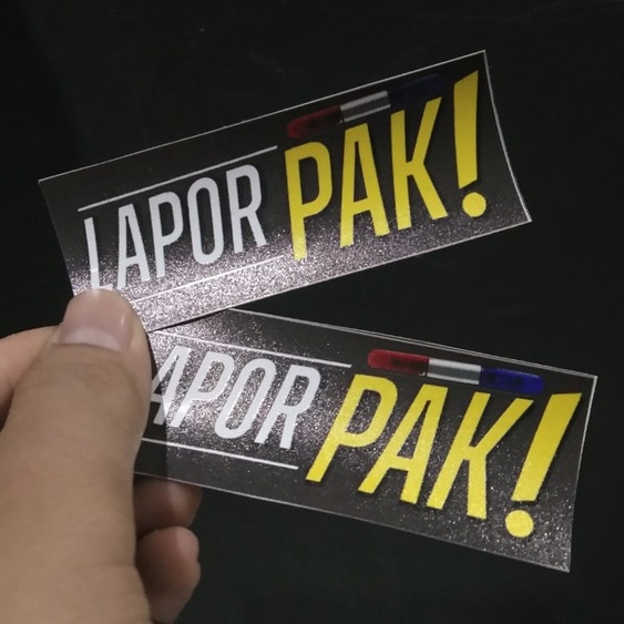 STIKER LAPOR PAK