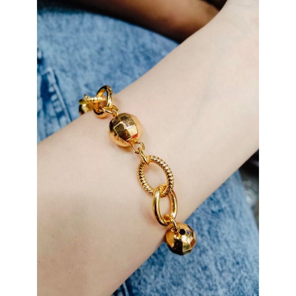 gelang wanita//perhiasan lapis emas//gelang//pengganti emas