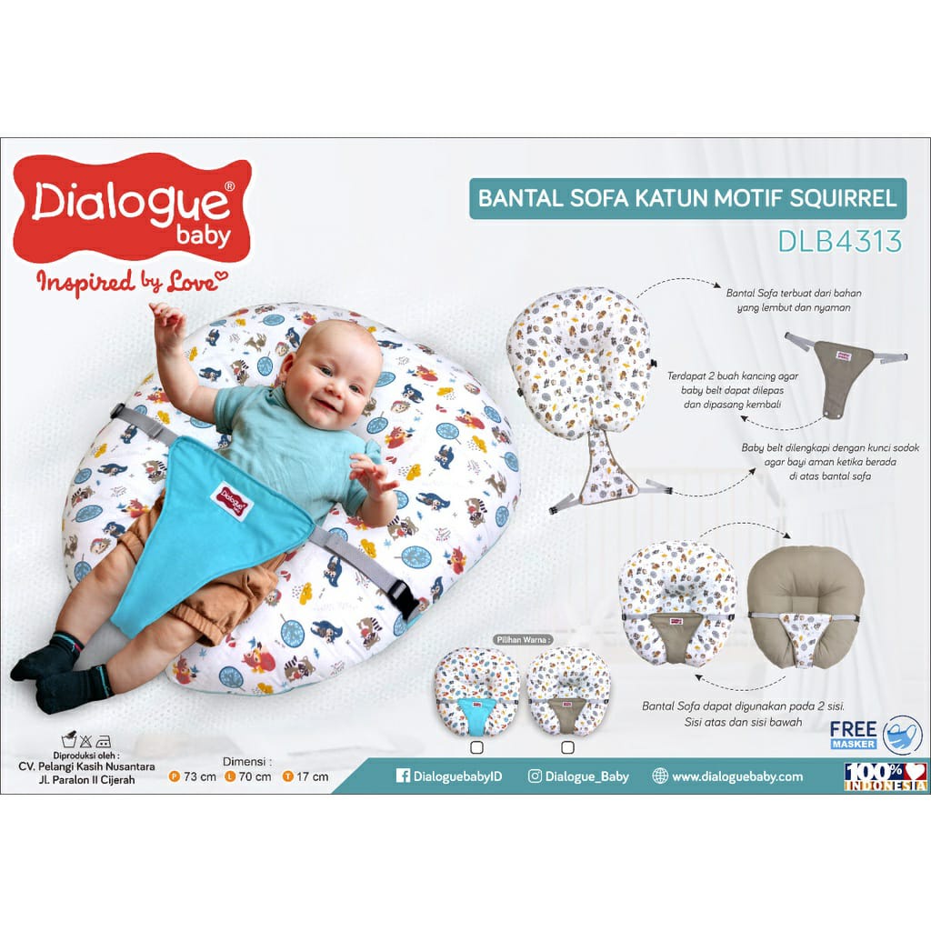 Dialogue Sofa Bayi DLB4310 DLB4313 Dino Squirrel Series