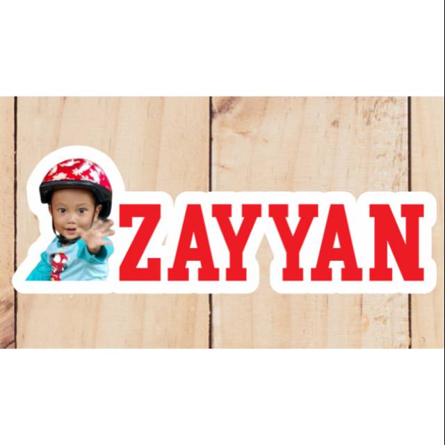 

Stiker nama Waterpoof