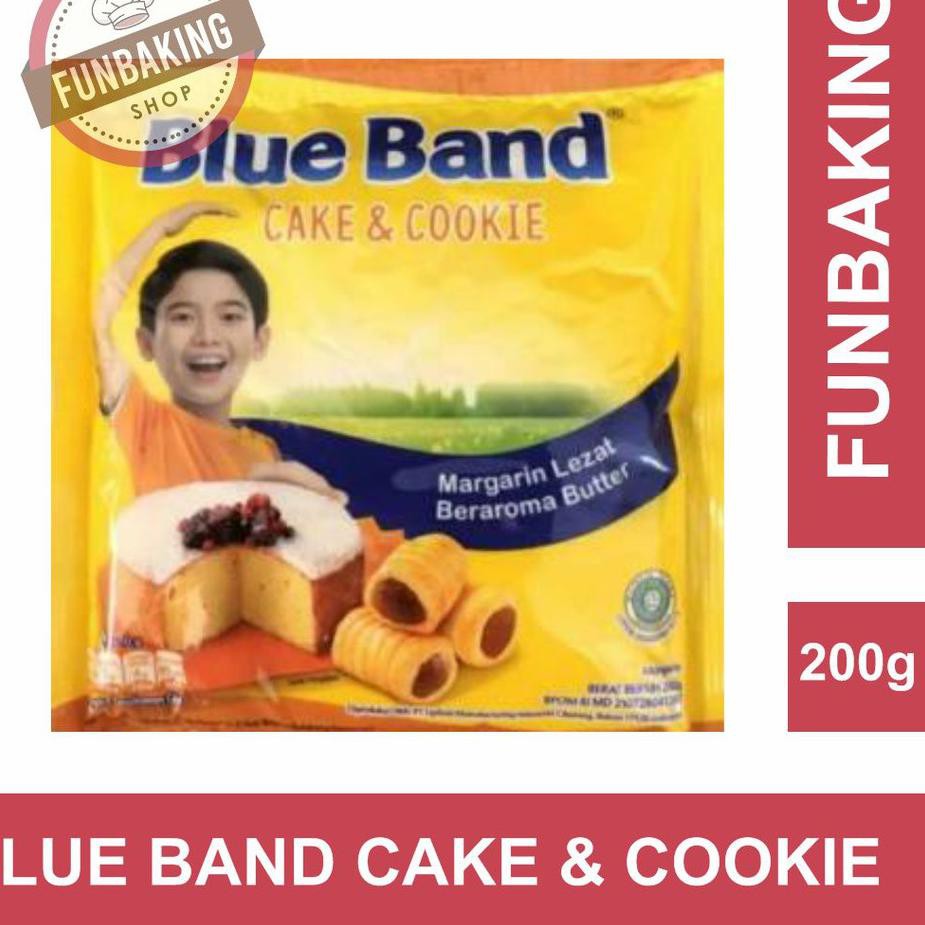 

[ READY ] FunBaking - BlueBand Cake & Cookie 200gr margarin dan butter mentega 200gr Blue Band Cake