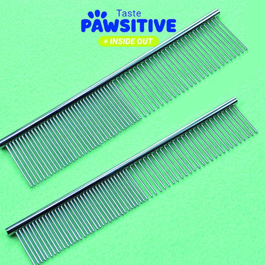 Sisir Grooming Kucing Anjing Sisir Grooming Anjing Stainless Steel Premium Bisa untuk Kelinci Musang