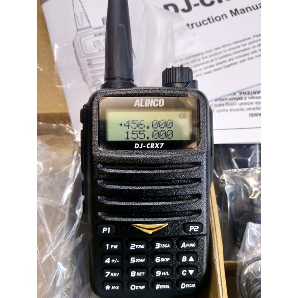 HT alinco crx 7 dual band original garansi resmi