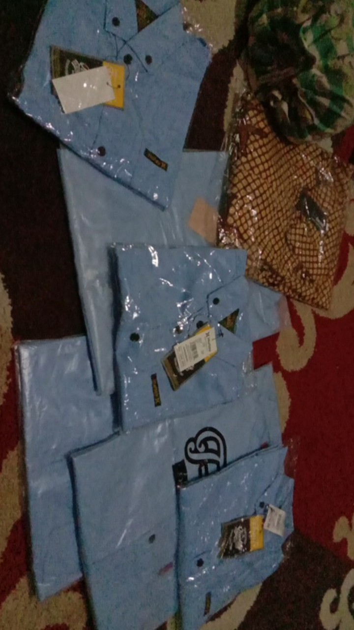 Grosir Trolistore Kemeja Batik Pria Motif Baron Kukup Pjg Lengan Panjang Seragam Batik Cowok Pria