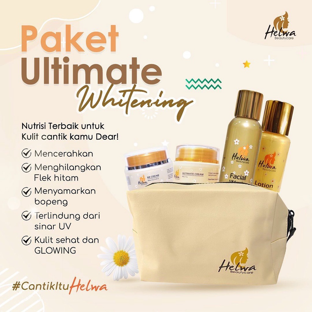 Paket Ultimate (WAJIB KONSUL) SEGEL helwa beautycare FREE POUCH HELWA