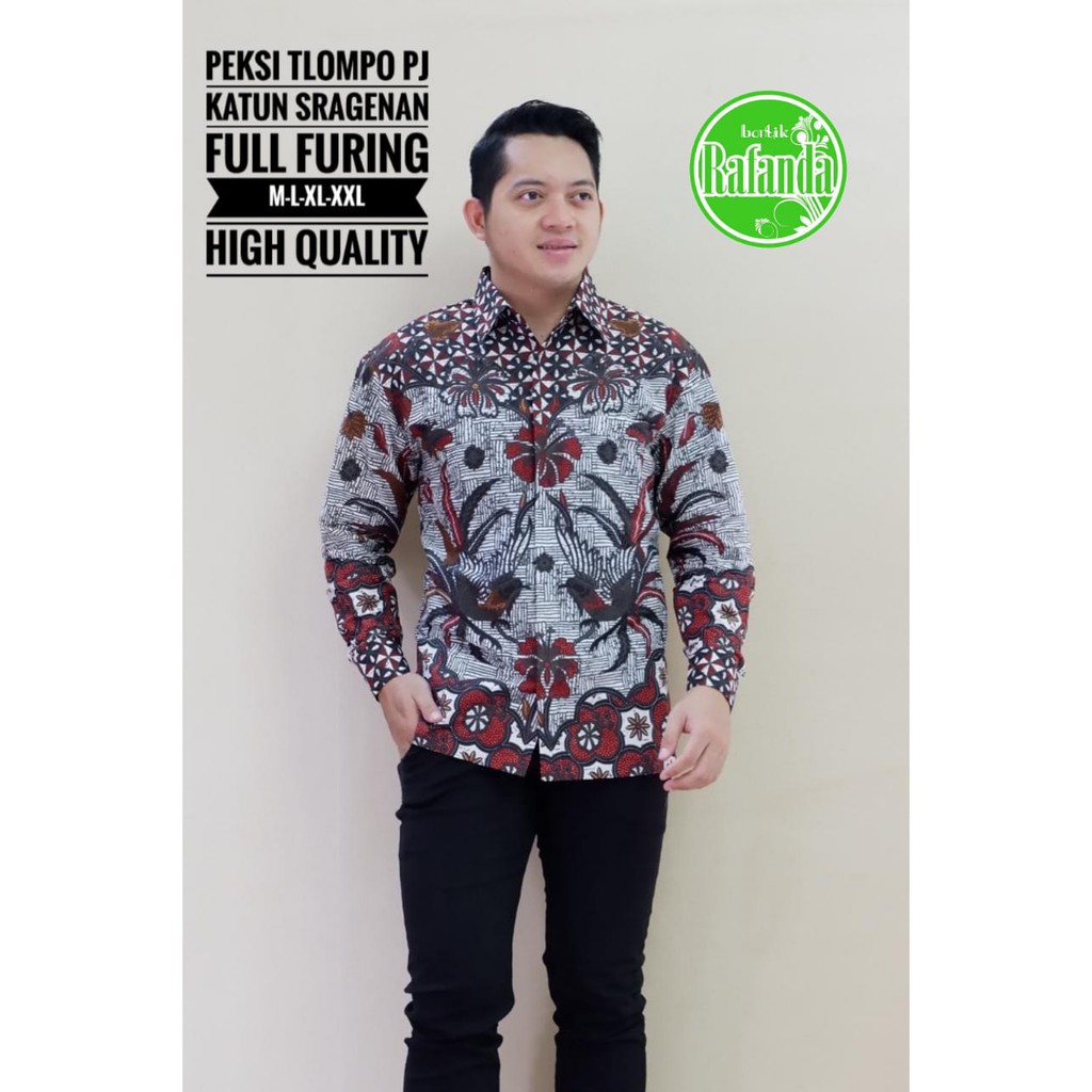 PEKSI TLOMPO RAFANDA BAJU KEMEJA BATIK PRIA SOLO LENGAN PANJANG PENDEK LAPIS FURING ATASAN BATIK PREMIUM MODERN KATUN HALUS BANGAU WARNA GURDO EMAS TRESNO KARISMA MERAH ALBANI MAHKOTA BUNGA SATRIO SAE PRAKARYA NAGA BIRU BRAHMANA BIRU PROBOSETO ARESHA DEWO