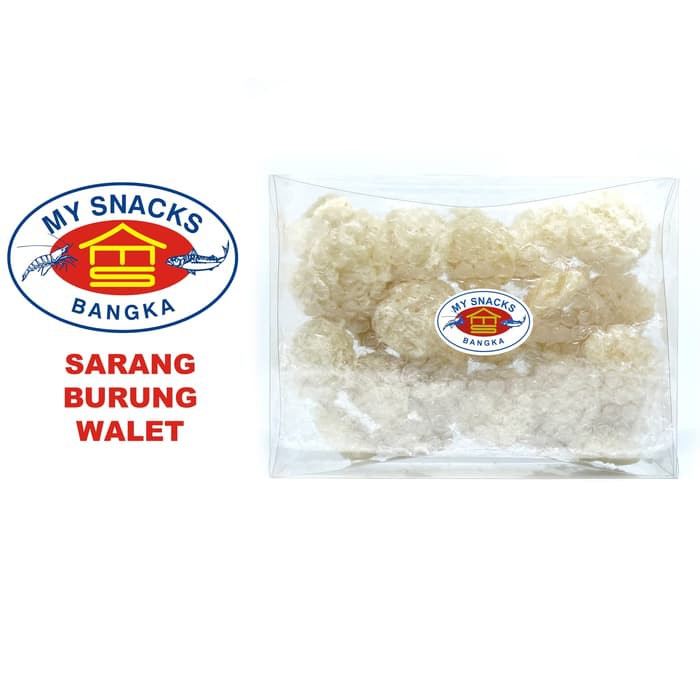 

Sarang Burung Walet Siap masak 100% Bersih 250 Gram My Snacks Bangka