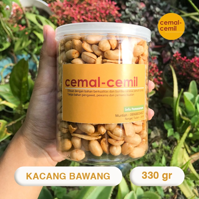 

Termurah! 330gr Kacang Bawang Kualitas Super Kemasan Toples