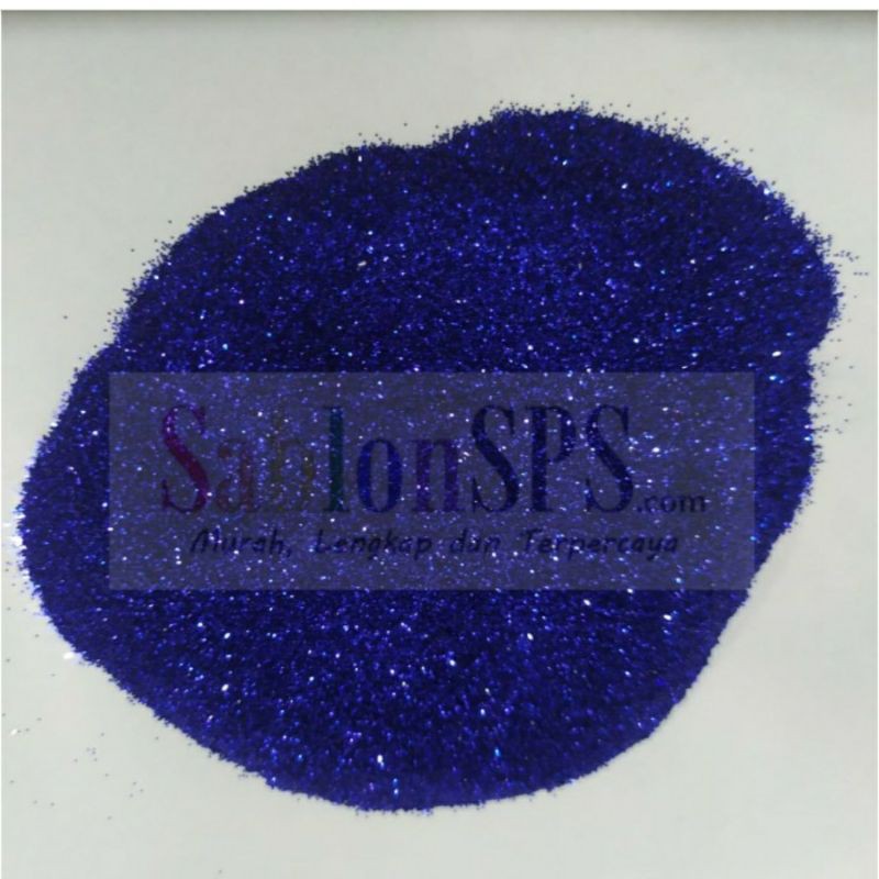 BUBUK GLITER ROYAL BLUE GLITTER POWDER 5GR ZIP LOCK 5 BUNGKUS