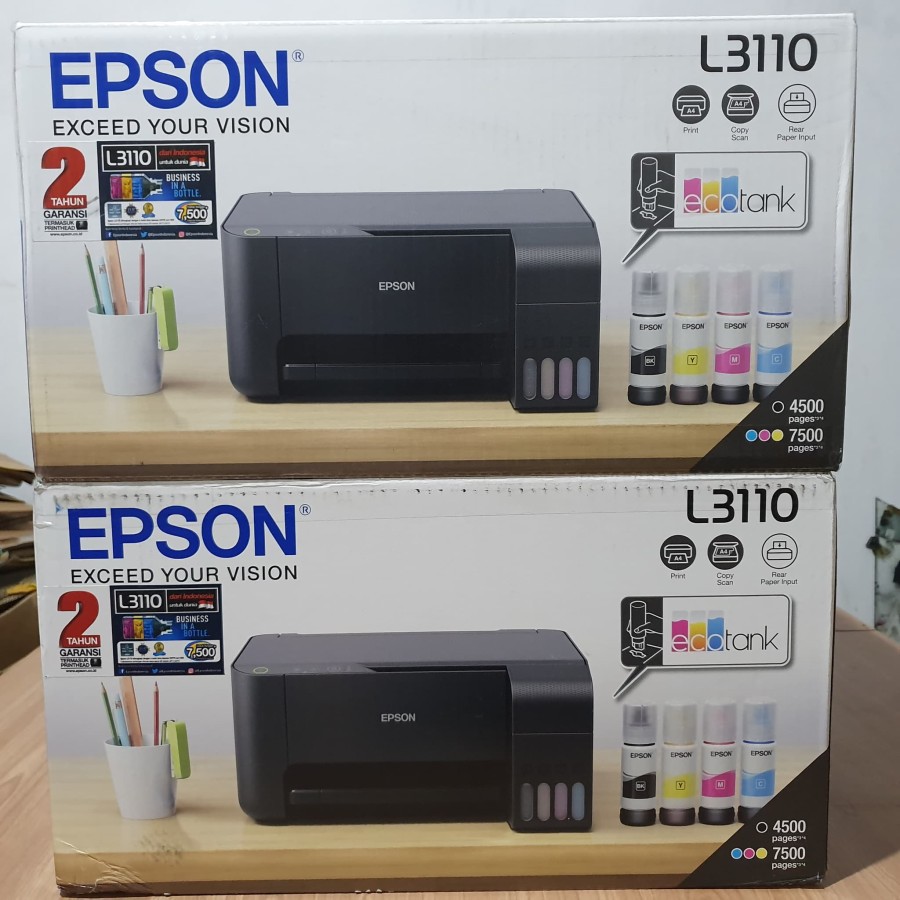 PRINTER EPSON L3110 ALL IN ONE INK TANK PRINTER  PENGGANTI L360 PRINT SCAN COPY