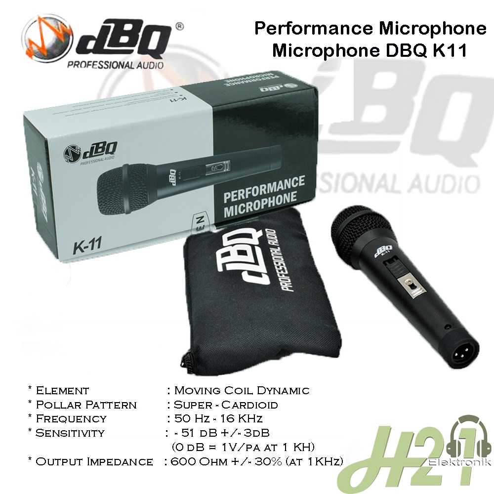 Microphone DBQ K11 / Mic DBQ K11 Performance Vocal Microphone Acoustic