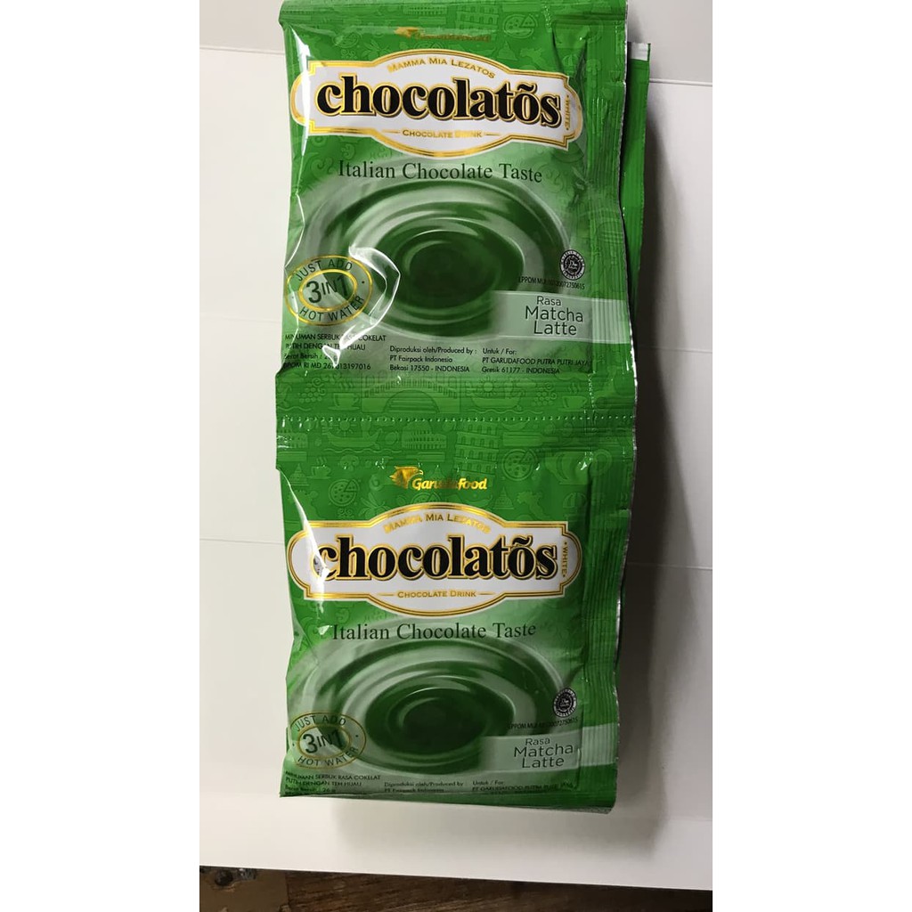 

Chocolatos Drink Matcha Renceng isi 10pcs