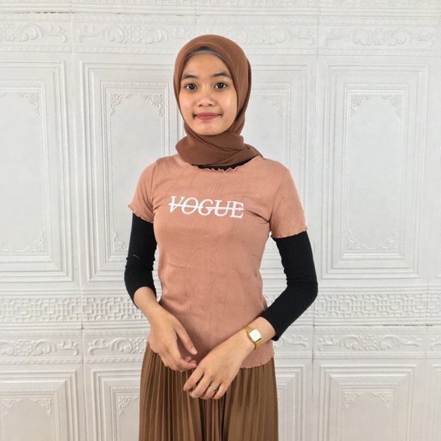 Kaos Vogue | Kaos Import Premium | Atasan Wanita