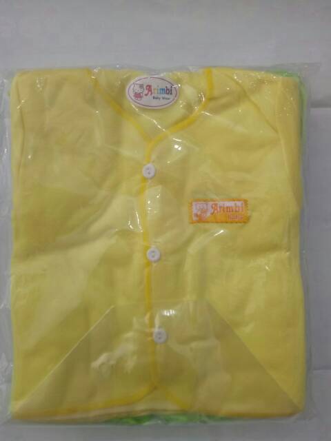 3 PCS Baju Bayi SNI Tangan Pendek Bahan Lembut Newborn 0-3 Bulan