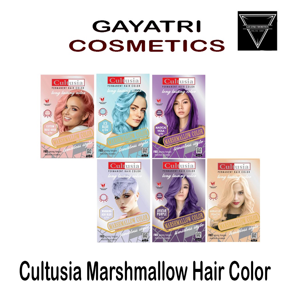 Semir Rambut Cultusia Marshmallow Hair Color