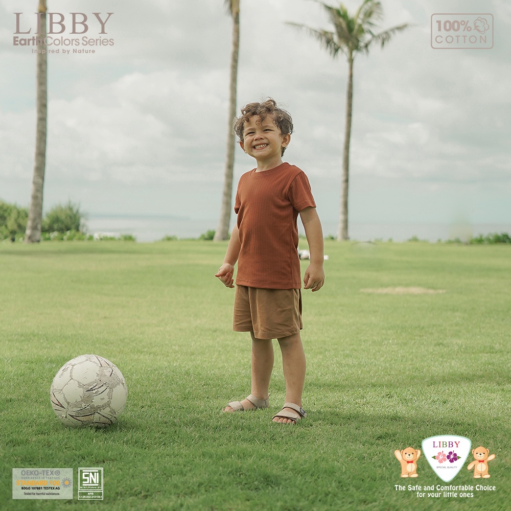 Libby Earth Color Easy Shirt (1PCS /Pack) / Baju Kaos Bayi (Tersedia varian warna dan ukuran)