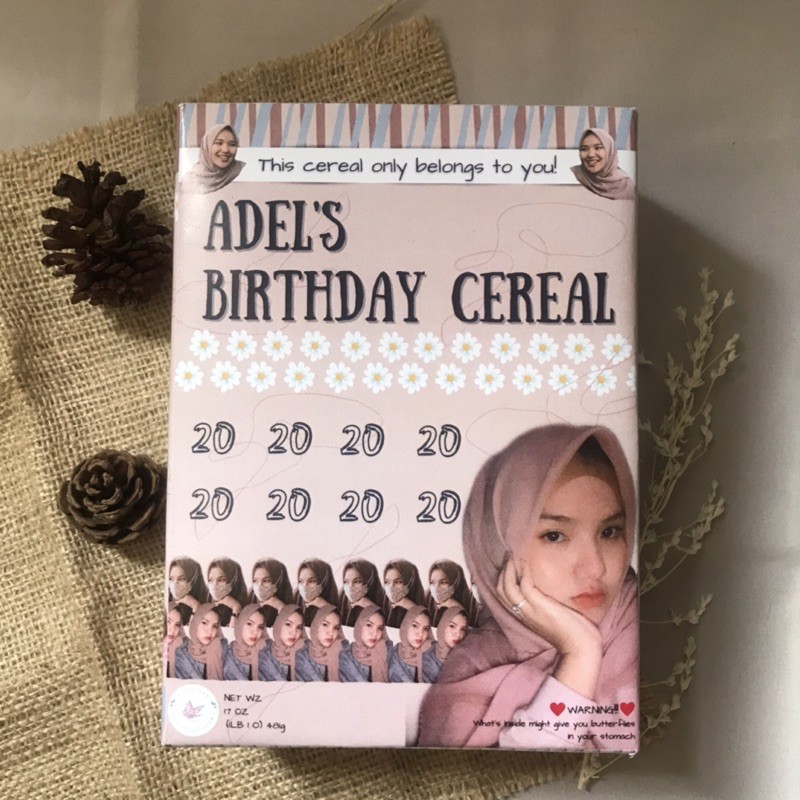 

BIRTHDAY CEREAL BOX HADIAH KOTAK KADO ULANG TAHUN SPESIAL