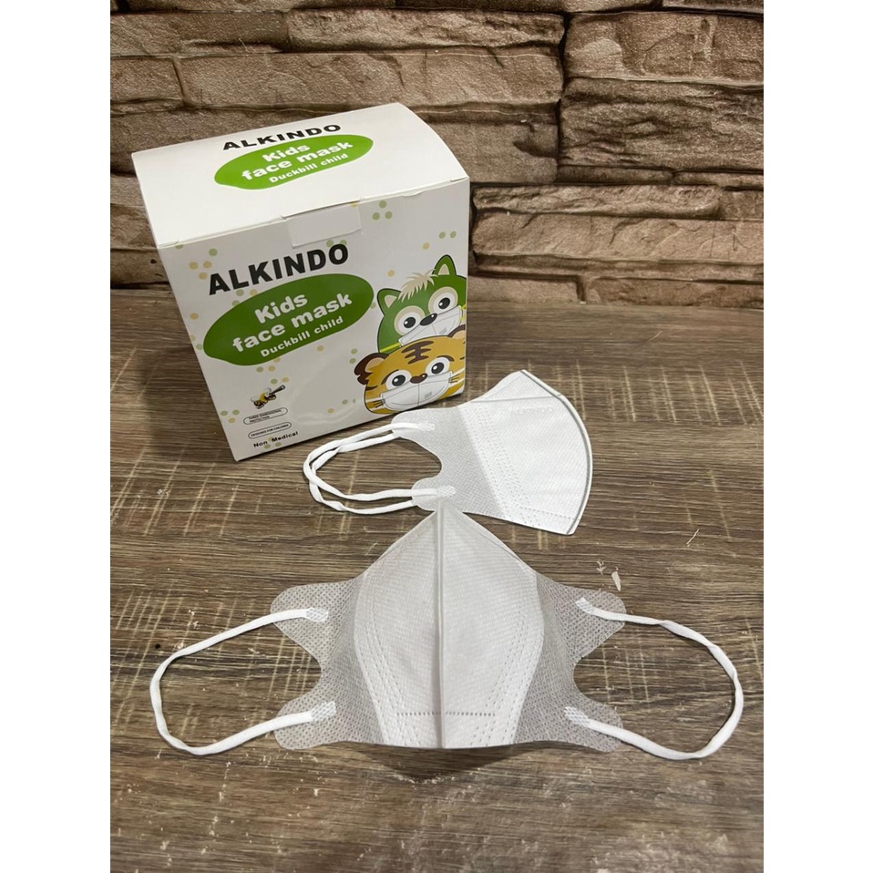 masker anak alkindo 4ply 50pcs