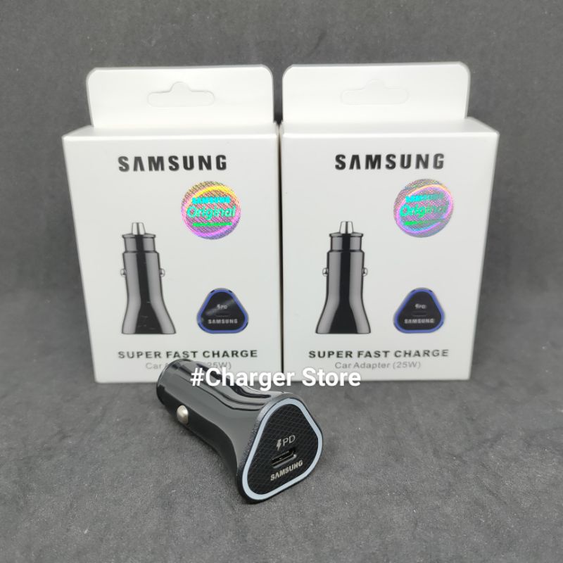 Car Adaptor Charger Samsung 25W PD USB C Fast Charging