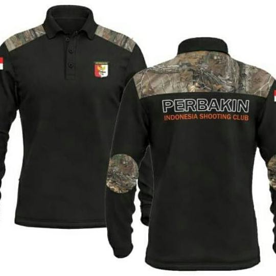 Baju Perbakin Kombinasi Lengan Panjang