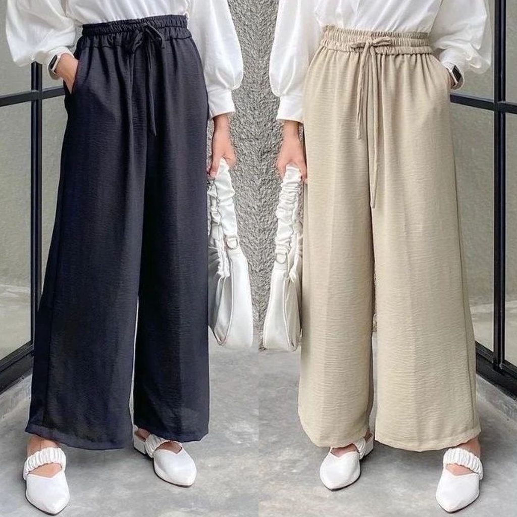 1KG MUAT 4PCS | JAZZ RUBY PANTS KULOT AIRFLOW HITS ORIGINAL FASHION WANITA TERMURAH