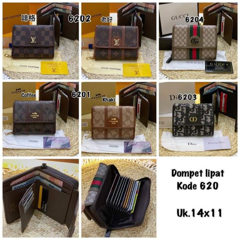 NEW ITEM dompet lipat + dompet kartu kode 620 free box