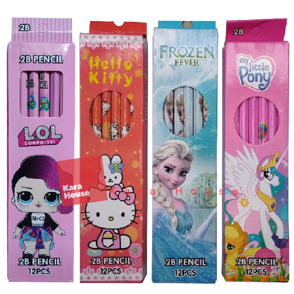 

Pensil 2B Karakter Kartun Pensil Impor Pensil Murah 180225-P75