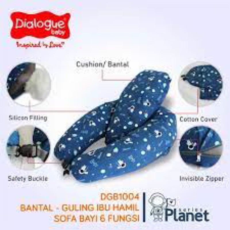 Dialogue Baby Bantal Ibu Hamil Sofa Bantal Bayi 6in1 DGB1004