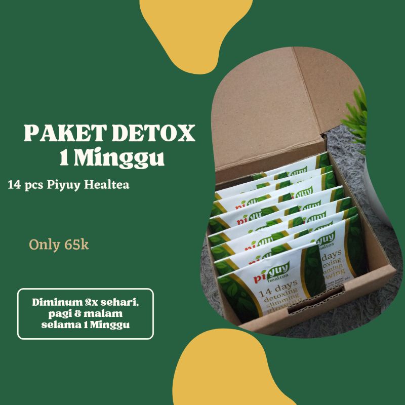 Detox 1 Minggu Piyuy Healtea (ECER isi 14pcs)